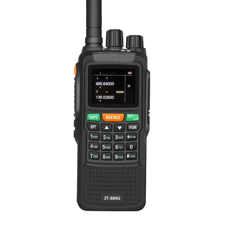889G GPS ŰŰ, 10W 999CH 3000mAh UHF 400-520 / VHF136-174MHz  cb HF Ʈù